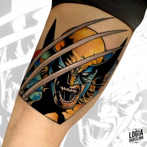 tatuaje_pierna_lobezno_logiabarcelona_maxi_pain
